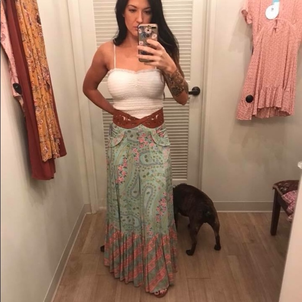SOLD! City Lights maxi skirt